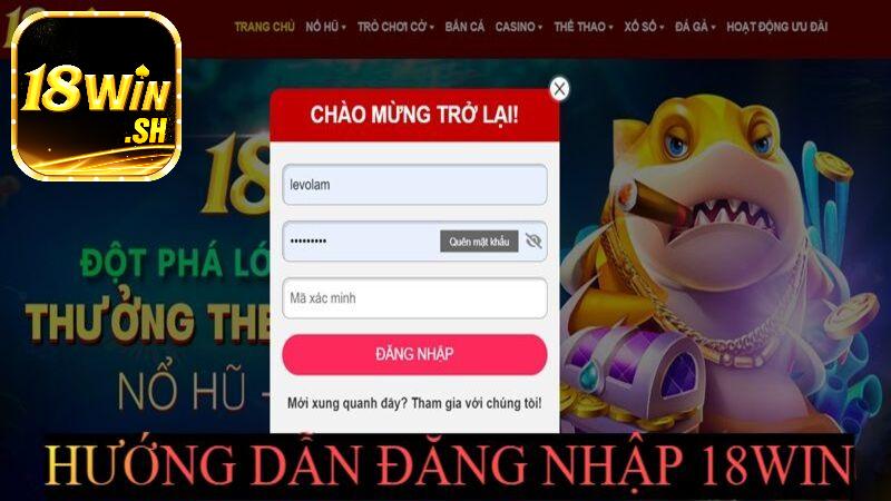 Xác minh và hoàn tất quy trình đăng nhập 18Win